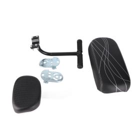 Bike Child Back Rear Seat Cushion Backrest Armrest Footrest Set Accessory