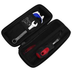 Waterproof Mountain Bike Repair Kit Tool Storage Bag for Cycling Maintenance Pack Box Black