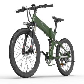 BEZIOR X500PRO Electric Bikes 500W 26 Mountain Bike E-bike Bicycle Adults (Option: ArmyGreen)